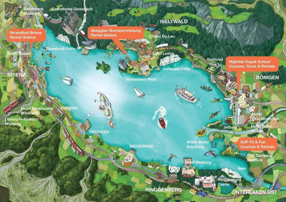 Chalet Mignon - Your Vacation Oasis At Lake Brienz โบนิเกน ภายนอก รูปภาพ